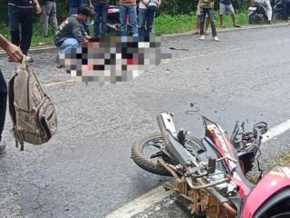 Kecelakaan Maut di Konawe Sultra, Pemotor Tewas diduga usai tertabrak Mobil Box