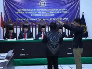 Ketua PC PMII Konawe Hadiri Sidang Kode Etik Kasus Korupsi Dana Hibah Rp1,6 Miliar KPU Konawe Utara