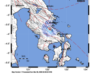 Gempa Bumi 4,0 Magnitudo Guncang Kabupaten Konawe Sulawesi Tenggara