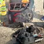 Motor Terbakar Saat Antar Paket, Kurir di Kabupaten Konawe Sultra, Pasrah Motor dan Barang Dilalap Api