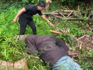 Mayat Pria Ditemukan Di Belakang Rumah Warga. Keluarga Tolak Autopsi, Sebut Korban Alami Gangguan Jiwa
