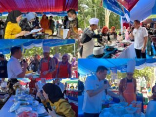 Keseruan Gebyar Kuliner Konawe Bersahaja. Sekda Dan Kadis Masak Sinonggi, Ayam Tawaloho Hingga Kambatu