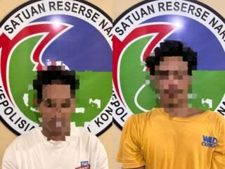 Dua Pria Diringkus Polisi di Konawe, Miliki Puluhan Saset Tembakau Sintetis dan Sabu Siap Edar