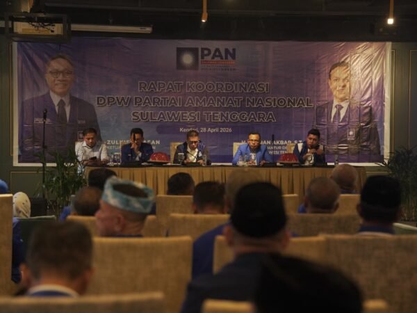 DPW PAN Sulawesi Tenggara Gelar Rakorwil di Kendari. Ketua Yusran Akbar : Rangkul Kader Jalankan Mandat Organisasi
