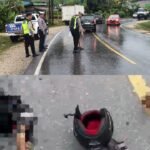 Tabrakan Maut Truk Box Vs Honda Beat di Konawe Sulawesi Tenggara, 1 Tewas Dan 1 Kritis