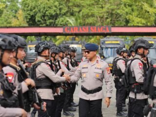Wakapolda Sultra Sambut Satgas Ops Amole-II 2025 Usai Tuntaskan Tugas Di PT. Freeport Indonesia Papua Tengah