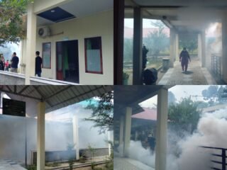 RSU Setia Bunda Peduli, Kerjasama Dinkes Dan Puskesmas Unaaha Lakukan Fogging Cegah Penyebaran DBD