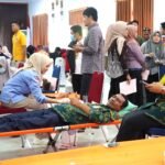 Peringati Hari Anti Narkotika Internasional. Puluhan ASN Pemkab Konawe Ikuti Kegiatan Donor Darah