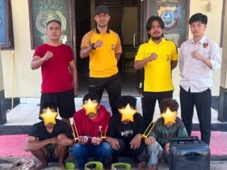 Kapolsek Sawa Pimpin Penangkapan Komplotan Pencuri Di Konawe Utara. Sita Barang Bukti