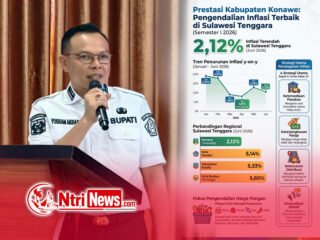 Konawe Catat Inflasi Paling Stabil se-Sultra, Bupati Yusran Akbar Beberkan 4 Strategi Andalan
