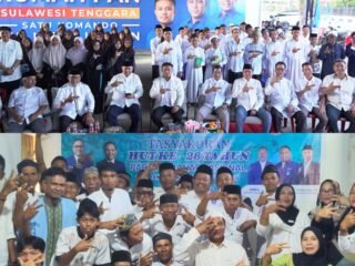 HUT Partai Amanat Naional Ke-28. DPW - DPD PAN Sultra Gelar Giat Bersih Lingkungan Hingga Santunan Kaum Dhuafa