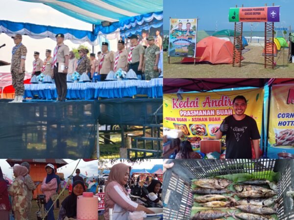 Kemah Bakti Dan Festival Wisata Di Pesisir Konawe Sultra. Hibur Rakyat Hingga Dongkrak UMKM Di Kapoiala