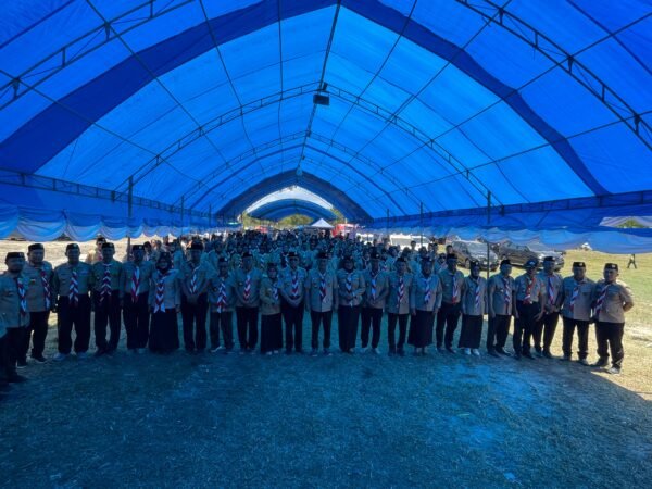 Pengurus Kwartir Ranting Gerakan Pramuka Di Tujuh Kecamatan Kabupaten Konawe Dikukuhkan. Bangkitkan semangat Pengabdian Masyatakat