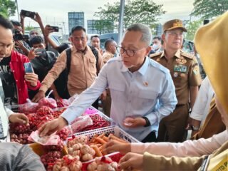 Tiba Di Sulawesi Tenggara, Menko Zulkifli Hasan Temui Pedagang Pastikan Ketersediaan Stok Pangan