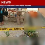 Detik-detik Penemuan Mayat di Kantor BPBD Konawe. Warga Sebut Motor dan HP korban berada di TKP